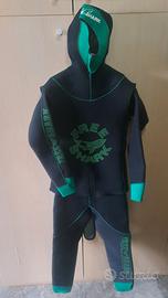 muta subacquea 5 mm taglia 50