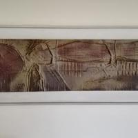 Bassorilievo Carlo Zauli quadro cornice