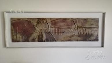 Bassorilievo Carlo Zauli quadro cornice