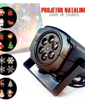 Proiettore Natale Led con 4 schede di immagini