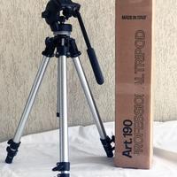 TREPPIEDE MANFROTTO  190 CON TESTA 128RC