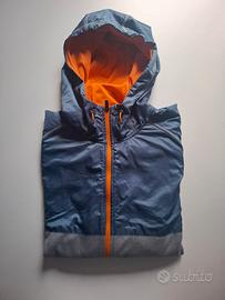 felpa h&m sport uomo blu grigia giacca tecnica