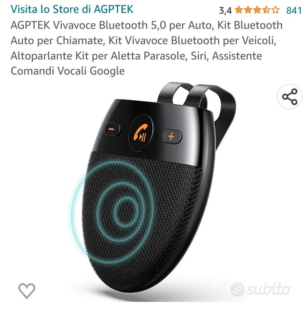 Vivavoce Bluetooth 5,0 per Auto - Telefonia In vendita a Monza e della  Brianza