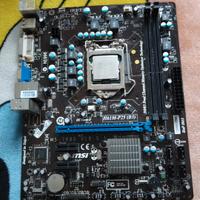 Scheda madre MSI H61M-P25 (B3) + Intel Core i3-213