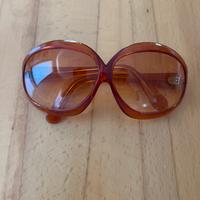 Occhiali da sole vintage arancioni