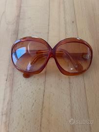 Occhiali da sole vintage arancioni
