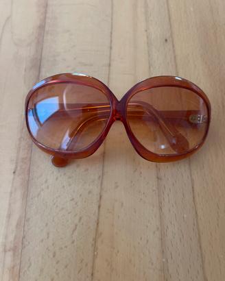 Occhiali da sole vintage arancioni