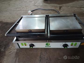 Piastra doppia professionale Fimar in ghisa