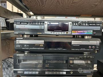 Pioneer stereo double cassette CT-W300 + Philips