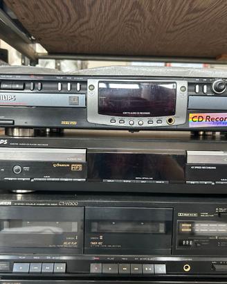 Pioneer stereo double cassette CT-W300 + Philips