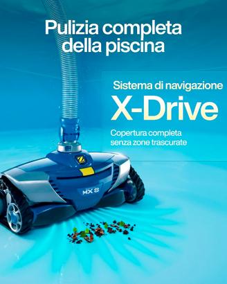 Robot idraulico piscina Zodiac MX8