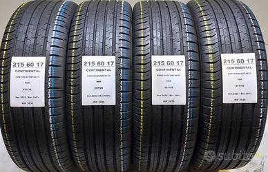 4 GOMME 215 60 17 CONTINENTAL 100% RIF3936