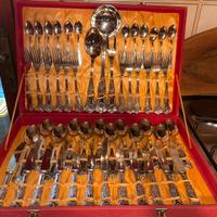 Servizio posate placcate Argento 800  51 pz