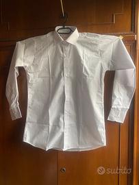 Camicia bianca classica lavorato a mano  nuovo