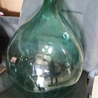 DAMIGIANA  GRANDE IN VETRO  PER ESPOSIZIONE