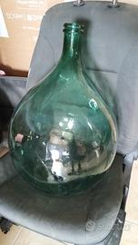 DAMIGIANA  GRANDE IN VETRO  PER ESPOSIZIONE