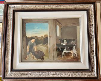 Quadro olio su tela “Valeria 1978”