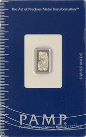 Lingotto PAMP Lady Fortuna oro Platino 1 Gr Grammo