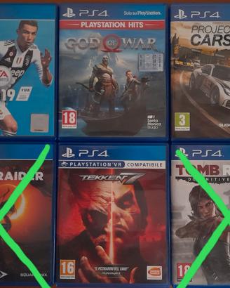 4 VIDEOGIOCHI PS4 