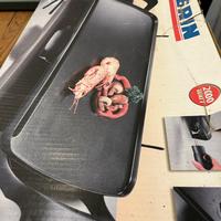 Piastra elettrica , per carme , pesce  verdure