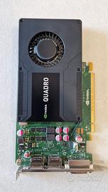Scheda grafica K2000 NVIDIA