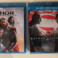 Thor the dark world e Batman vs Superman Bluray 