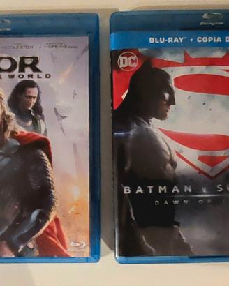 Thor the dark world e Batman vs Superman Bluray 