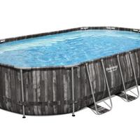 Bestway 5611R Piscina Fuori Terra Ovale 610X366X12