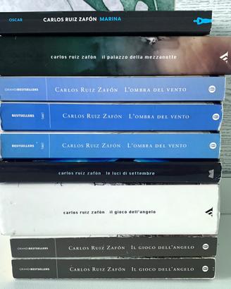 9 libri di Carlos Ruiz Zafon