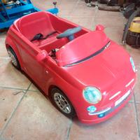 automobile a batteria per bambini fiat500
