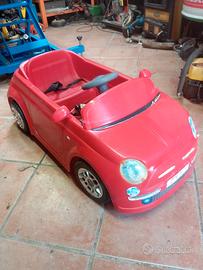 automobile a batteria per bambini fiat500