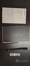 moleskin pen+,notebook,2 punte penna  di ricarica