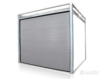 Portone Garage Sezionale D'argento RAL9006