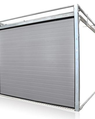 Portone Garage Sezionale D'argento RAL9006