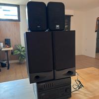 4 CASSE AUDIO PASSIVE + AMPLIFICATORE IN OMAGGIO