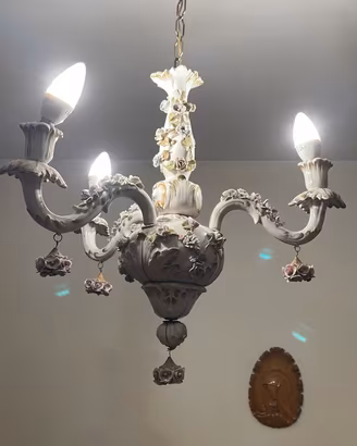 lampadario originale capodimonte