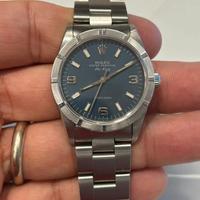 Rolex air king blu 14010 originale