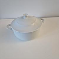 Zuppiera e piatto grande di portata di marca