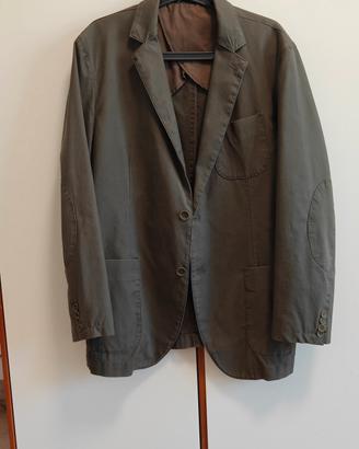 Giacca uomo sportiva verde oliva Benetton 
