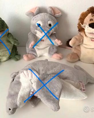 Marionetta Leone peluche Trudi