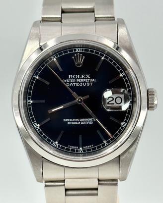 ROLEX DATEJUST BLACK DIAL