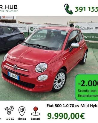 Fiat 500 1.0 Hybrid 70 CV Lounge