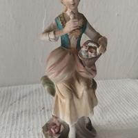 statuina femminile in porcellana Capo Di Monte
