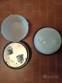 3 plafoniere con oblo in vetro