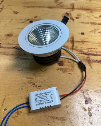 Faretti led luce calda