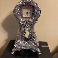 Orologio a pendolo laminato argento real clock