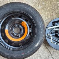 Ruotino di scorta 165/65 R14 completo di kit