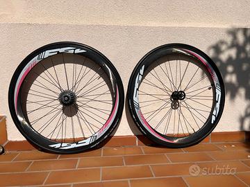 Coppia Ruote Bici da Corsa FSA RD-488 Carbon Tubul