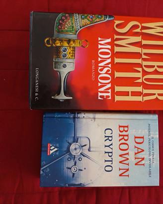 Libri Wilbur  Smith e Dan Brown