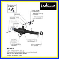 LEOVINCE RACCORDO ELIMINA CAT. MORINI X-CAPE 650